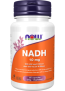 Now NADH 10mg With 200mg D-Ribose - 60 V-Caps