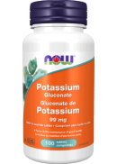 Now Potassium Gluconate 99mg - 100 Tabs