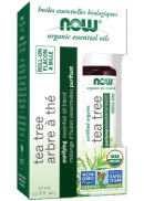 Now Essential Oils Tea Tree Essential Oil Roll-On (Organic) - 10ml