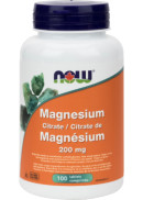 Now Magnesium Citrate 200mg - 100 Tabs