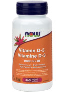 Now Vitamin D3 1,000iu - 360 Softgels