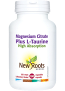 New Roots Magnesium Citrate & L-Taurine - 180 Caps