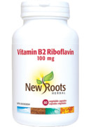 New Roots Vitamin B-2 Riboflavin 100mg - 60 Caps