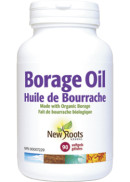 New Roots Borage Oil (Certified Organic) - 90 Softgels