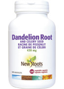 New Roots Dandelion Root + Celery Seed 430mg - 100 V-Caps