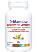 New Roots D-Mannose & Cranberry With Probiotics - 50g