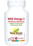 New Roots Wild Omega-3 EPA660 / DHA330 - 60 Softgels
