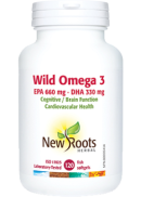 New Roots Wild Omega-3 EPA660 / DHA330 - 120 Softgels