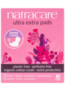 Natracare Ultra Extra Pads (Long With Wings) - 8 Pads