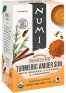 Numi Tea Organic Turmeric Amber Sun - 12 Tea Bags