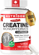 Nutridom Creatine Monohydrate - 180 V-Caps