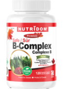 Nutridom Vitamin Safe B-Complex - 120 V-Caps