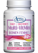 Omega Alpha Daily Multi-VitMin Women 50+ - 60 V-Caps
