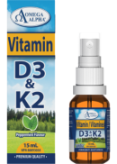 Omega Alpha Vitamin D3 & K2 Spray (Peppermint) - 15ml