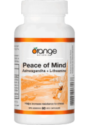 Orange Naturals Peace Of Mind Ashwaganda + L-Theanine - 60 V-Caps