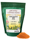 Organic Connections Chili Cayenne Mild (Organic Powder) - 454g