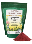 Organic Connections Cranberry Unsweetened (Organic Powder) - 454g
