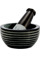 Organic Connections Zen Soapstone Mortar & Pestle (4 Inch) - 1 Set