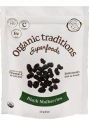 Organic Traditions Black Mulberries (Organic) - 227g
