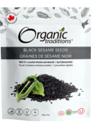 Organic Traditions Black Sesame Seeds - 454g