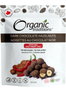 Dark Chocolate Hazelnuts Covered With Chili (Organic) - 227g - Organic Traditions