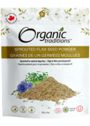 Organic Traditions Sprouted Flax Seed Powder (Organic) - 454g