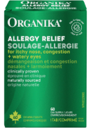 Organika Allergy Relief - 60 Chew Tabs