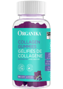 Organika Collagen Gummies & Biotin 2,500mg (Blueberry Bliss) - 90 Gummies
