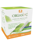 Organyc Compact Cotton Tampons (Super Plus) - 16 Pieces