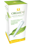 Organyc Cotton Tampons With Applicator (Regular) - 16 Pieces