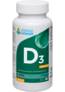 Platinum Naturals Vitamin D3 1,000iu - 90 Softgels