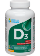 Platinum Naturals Vitamin D3 2,500iu Extra Strength - 360 Softgels