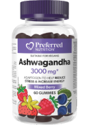 Preferred Nutrition Ashwagandha 3000mg (Mixed Berry) - 60 Gummies