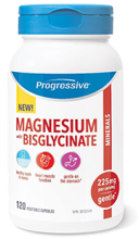 Progressive Nutritionals Magnesium Bisglycinate Complex 225mg - 120 Caps