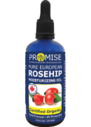 Promise Pure European Rosehip Moisturizing Oil (Organic, Glass Bottle) - 100ml