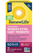 Renew Life Ultimate Flora Women's Extra Care 50 Billion - 72 V-Caps (20% More)