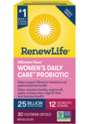 Renew Life Ultimate Flora Probiotic Women's Daily Care (25 Billion) - 30 V-Caps