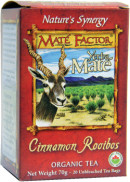 Mate Factor Organic Mate Tea (Cinnamon Rooibos) - 20 Tea Bags