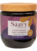 Saavy Naturals Lavender Chamomile Salt Scrub - 340g