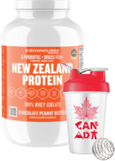 Schinoussa Probiotic New Zealand Protein Whey Isolate (Chocolate Peanut Butter) - 910g + BONUS