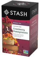 Stash Tea Cranberry Pomegranate (Herbal Tea Caffeine Free) - 18 Tea Bags