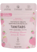 Tanit Tanitabs Toothpaste Tablets (Strawberry, Pouch) - 62 Tabs