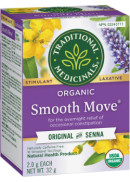 Traditional Medicinals Organic Smooth Move Tea (Original With Senna) - 16 Tea Bags