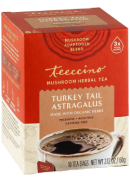 Teeccino Herbal Coffee Mushroom Herbal Tea (Turkey Tail Astragalus) - 10 Tea Bags