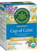 Traditional Medicinals Organic Cup Of Calm Tea (Chamomile Mint) - 16 Tea Bags