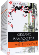 Uncle Lee's Tea Organic Bamboo Tea (Exotic Fruit) - 18 Tea Bags