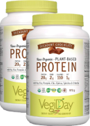 Vegiday Raw Organic Protein (Decadent Chocolate) - 972 + 972g
