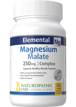 Magnesium Malate 250mg - 60 V-Caps