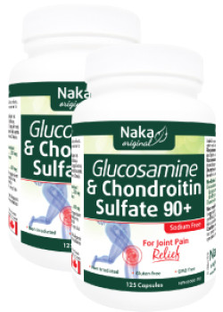 Glucosamine & Chondroitin 900mg - 125 + 125 Caps (2 For Deal)
