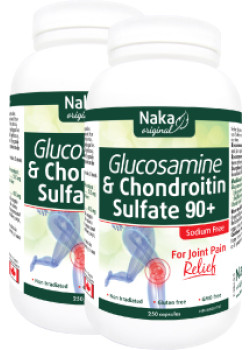 Glucosamine & Chondroitin 900mg - 250 + 250 Caps (2 For Deal)